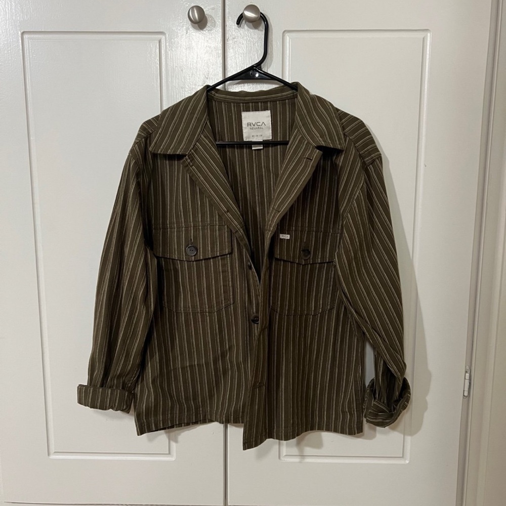 RVCA Neutrals Olive Jacket